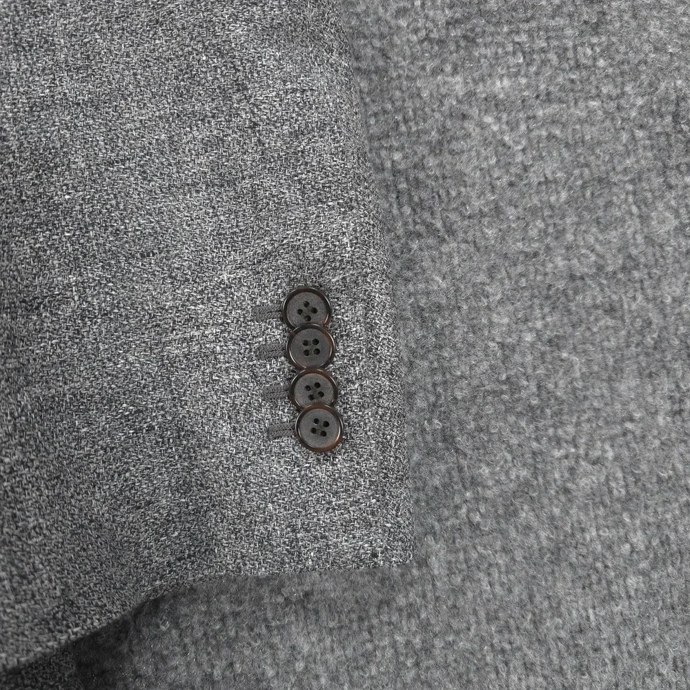 Suitsupply Blazer Mens 52 Gray Pure Linen Havana HL Angelico‎ Sport Coat Jacket